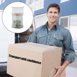 100PCS Air Column Cushion Bags 20×19cm Transparent Shockproof Shipping Protection