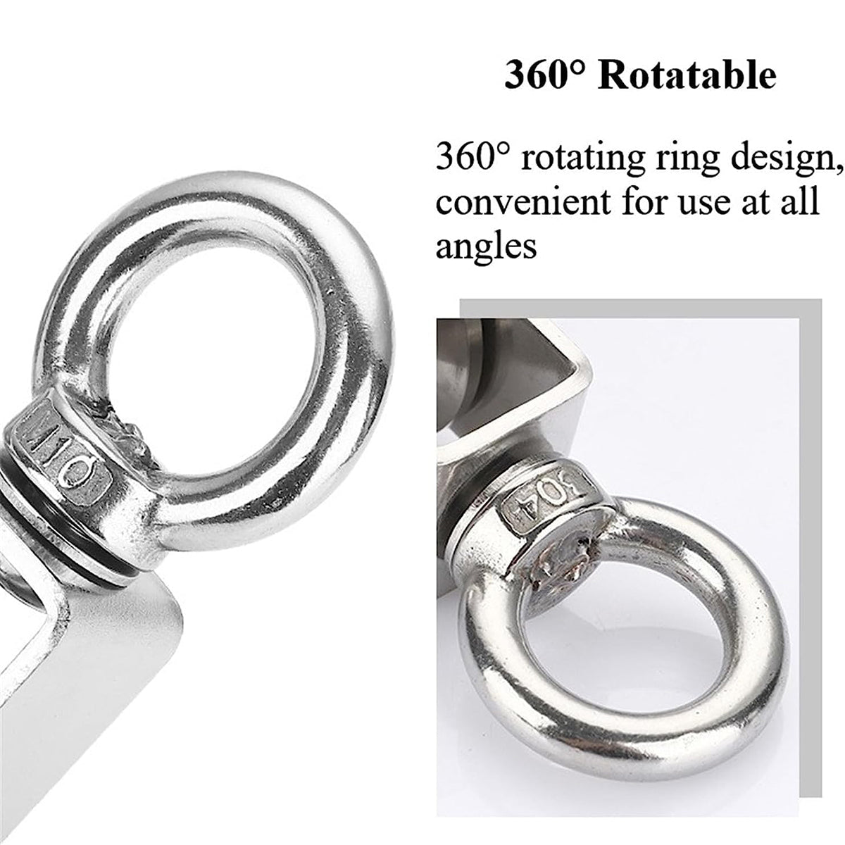 Stainless Steel U-Type Pulley Wheel Lifting Ring for Warehouse Hoist Systems