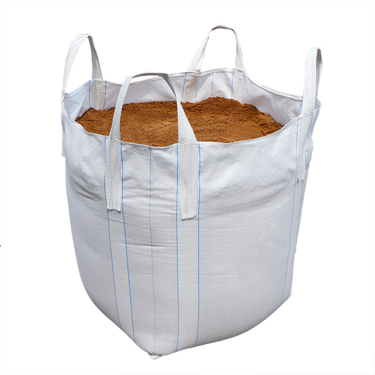 Heavy Duty White Woven Ton Bag for Warehouse Bulk Storage