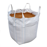 Heavy Duty White Woven Ton Bag for Warehouse Bulk Storage