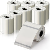 Transparent Waterproof Thermal Label Printer Paper Self Adhesive Roll
