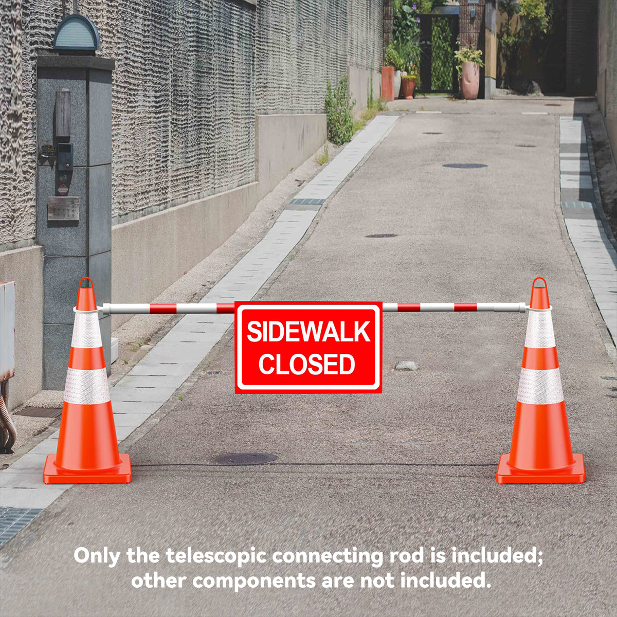 1–2M Telescopic Connecting Rod for Road Cone and Bucket Linking