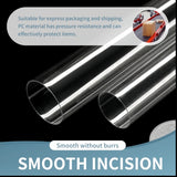 Transparent PC Packaging Tube with Lid Plastic Storage Tube 20PCS