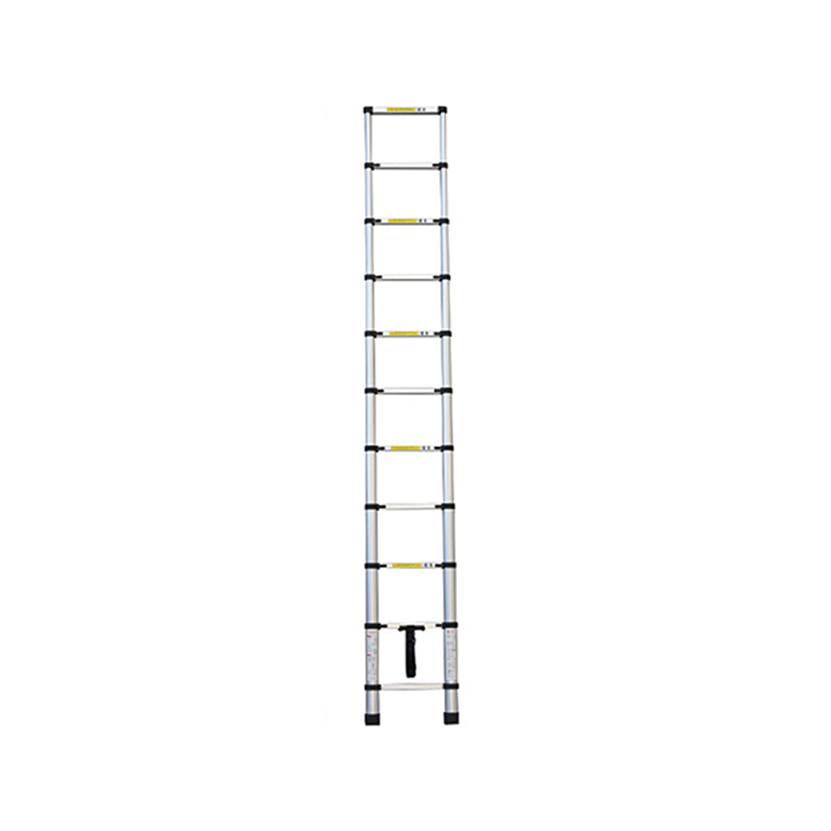 Retractable Aluminium Alloy Ladder 320/380cm Anti-Slip Pedals Stable Design