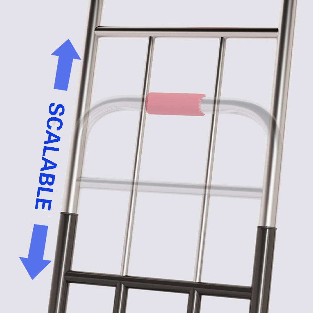 Portable Folding Hand Truck Lightweight Transport Trolley for Warehouse Use
