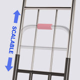 Portable Folding Hand Truck Lightweight Transport Trolley for Warehouse Use