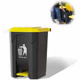 100L Pedal Trash Can with Lid Large Capacity Durable