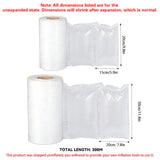 Inflatable Air Column Cushion Roll Shockproof Clear Packaging for Shipping