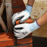 N518 Nitrile Coated Work Gloves Non Slip Safety Labor Gloves 20Pairs