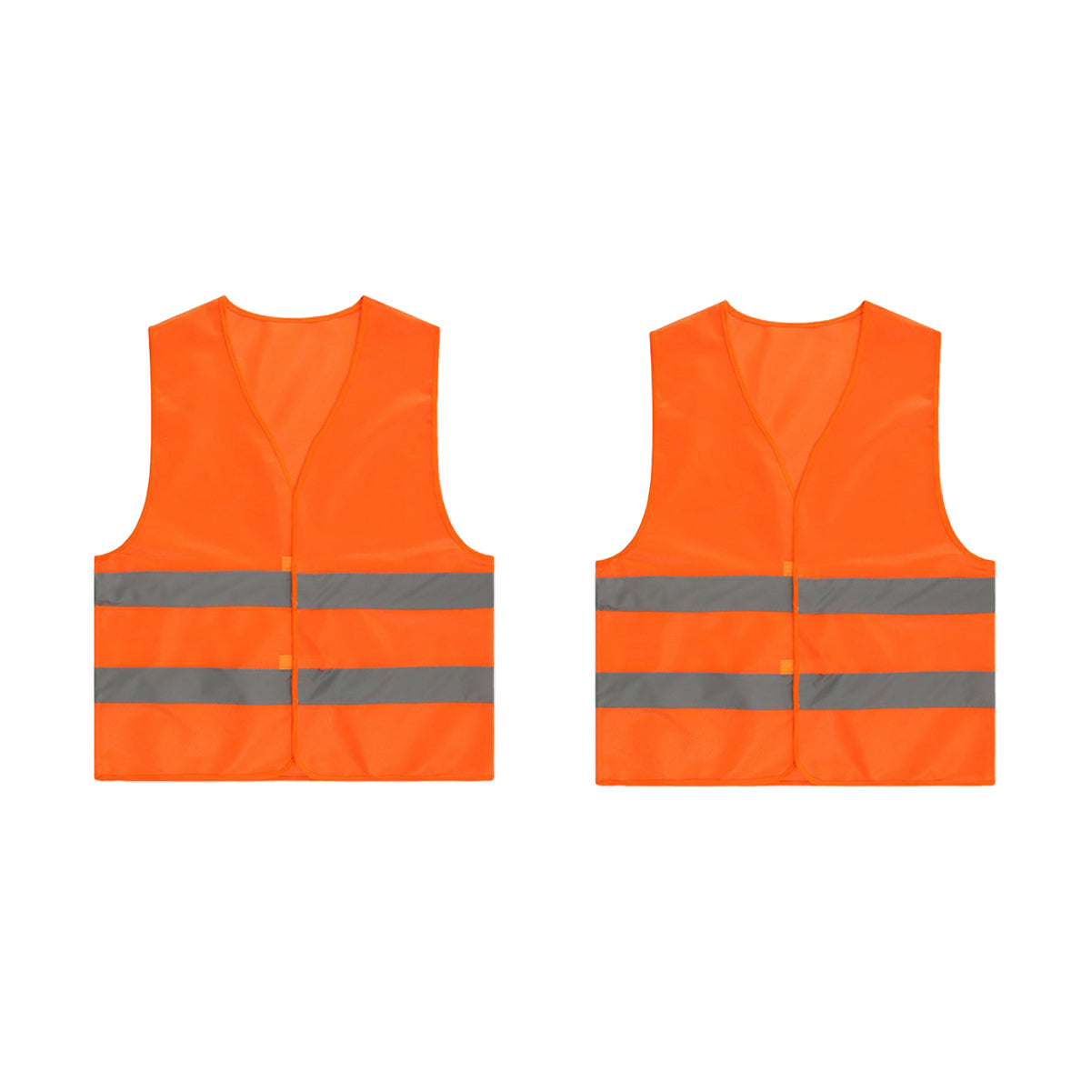 2PCS Reflective Safety Vest Lightweight High Visibility Work Vest