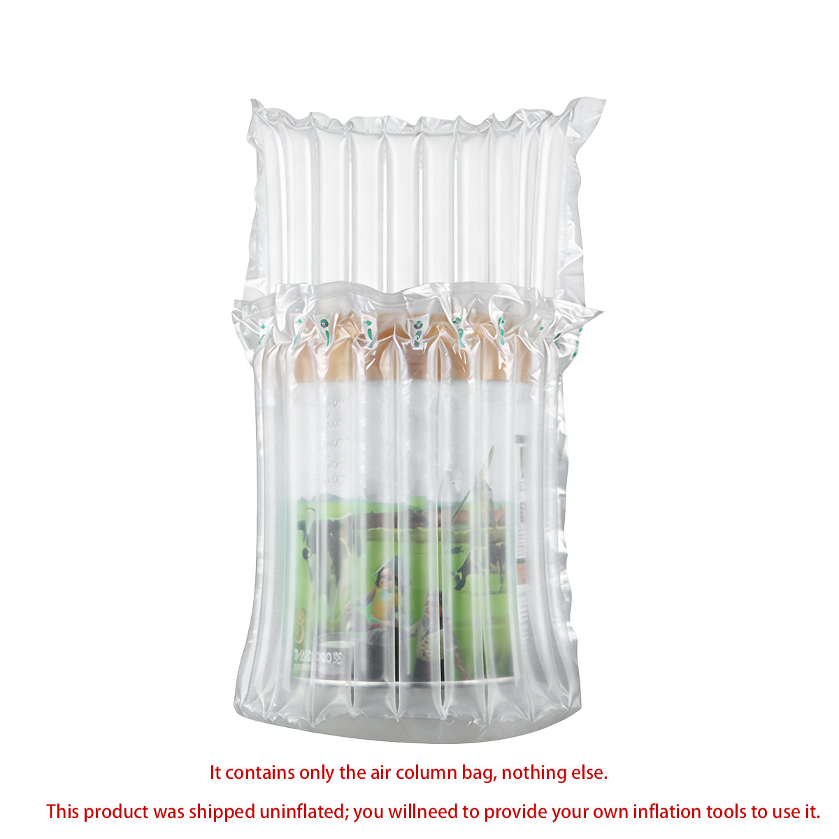 100PCS Air Column Cushion Bags 20×19cm Transparent Shockproof Shipping Protection