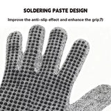 2Pairs Cut Resistant Work Gloves Anti Slip Safety Hand Protection