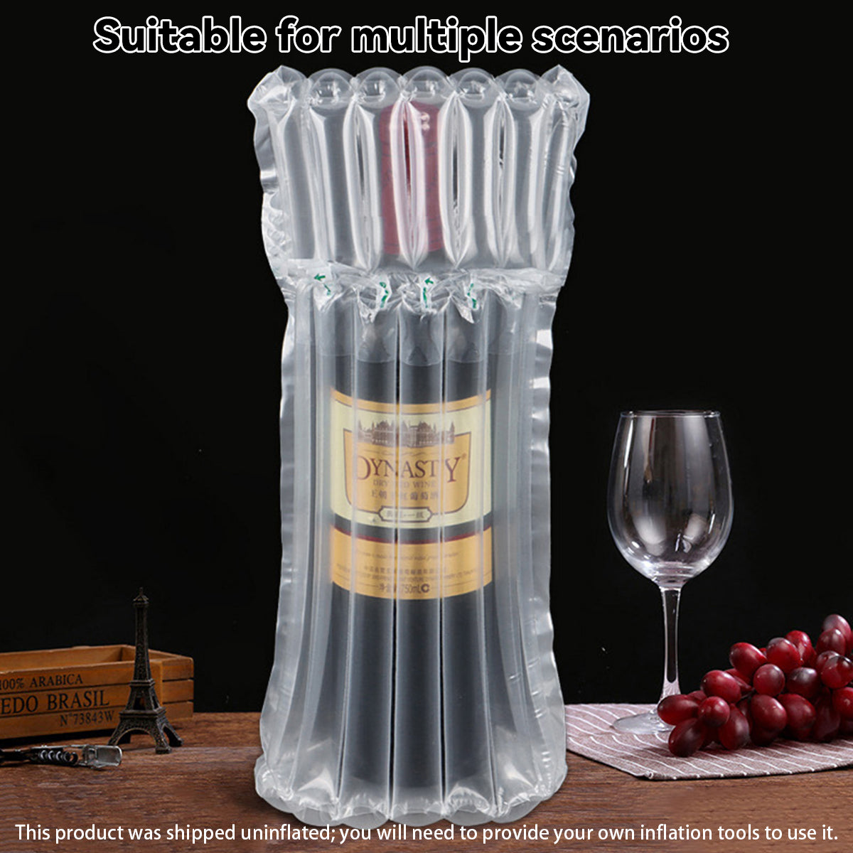 Air Column Bag Protective Packaging 100PCS Inflatable Cushion Void Fill