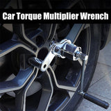Car Tire Labor-Saving Wrench Set with Torque Multiplier for Emergency Use