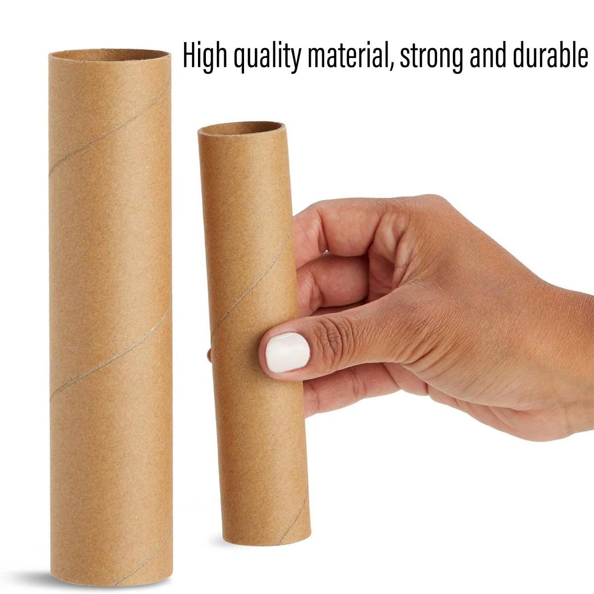 Kraft Paper Packaging Tubes 10PCS Round Poster Storage Containers