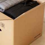 10PCS Corrugated Cardboard Moving Boxes with Built-In Handles