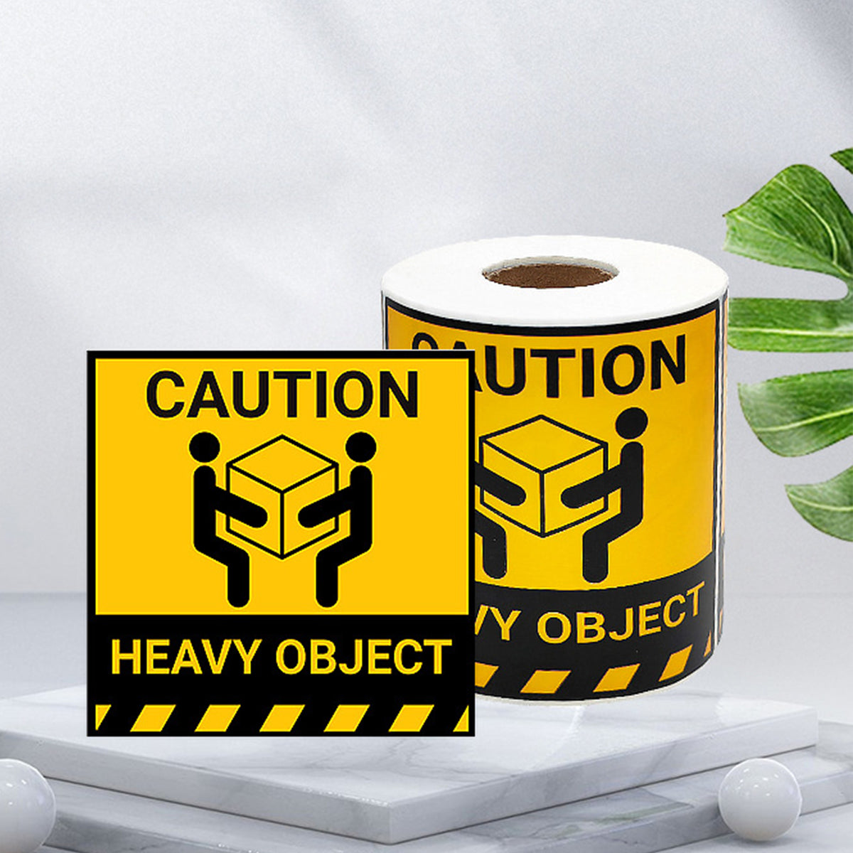 Overweight Freight Warning Labels High Adhesive 300PCS Roll