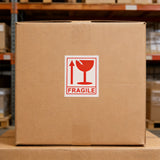 640PCS Fragile Shipping Labels 5×4cm Self Adhesive Carton Warning Stickers