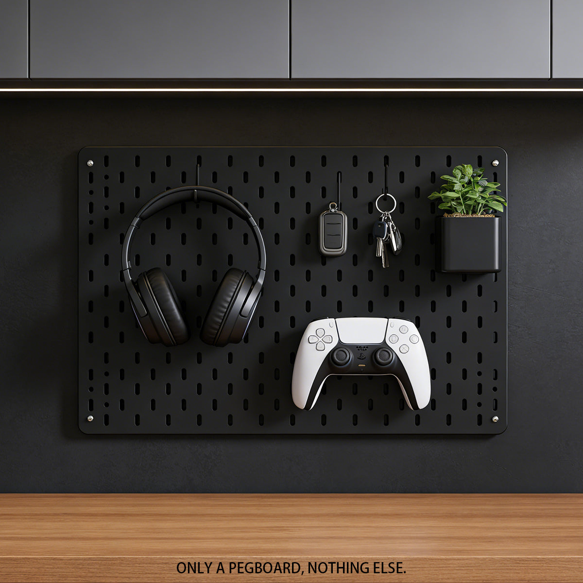 Acrylic Pegboard Wall Storage Display Rack 56×36cm