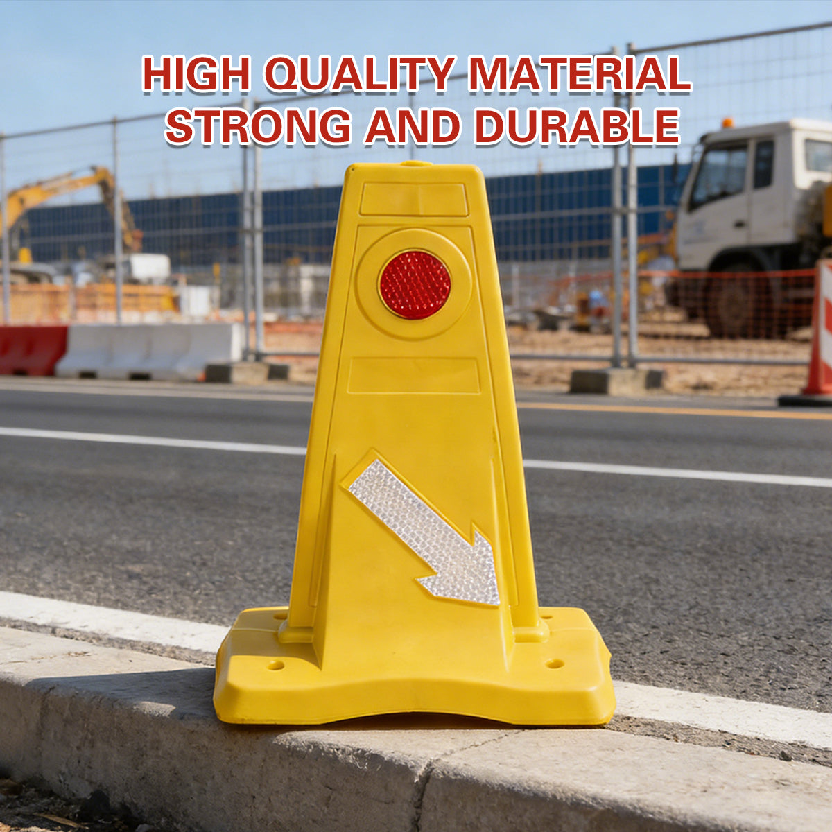 Traffic Divider Safety Cone Reflective Road Construction Warning Marker
