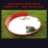 45cm Road Corner Wide-Angle Traffic Safety Mirror 230 Degree