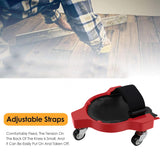 Bricklayer Knee Pad Tool Cart with Rolling Wheels for Construction