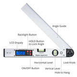 Aluminum Alloy Digital Angle Ruler Level High Precision Tool