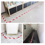 PVC Warning Tape Black Yellow Floor Safety Marking Tape
