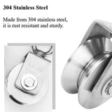 Stainless Steel U-Type Pulley Wheel Lifting Ring for Warehouse Hoist Systems