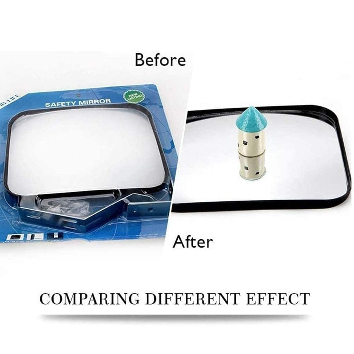 Square Convex Safety Mirror 20*24cm for Warehouse Blind Spot Control