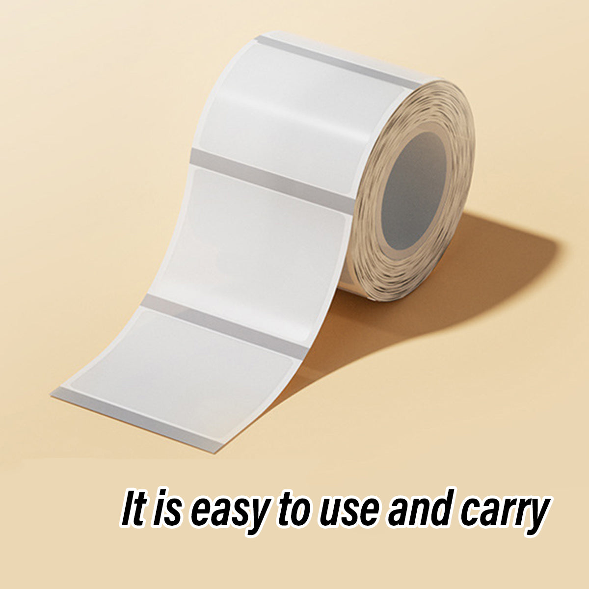 Transparent Waterproof Thermal Label Printer Paper Self Adhesive Roll