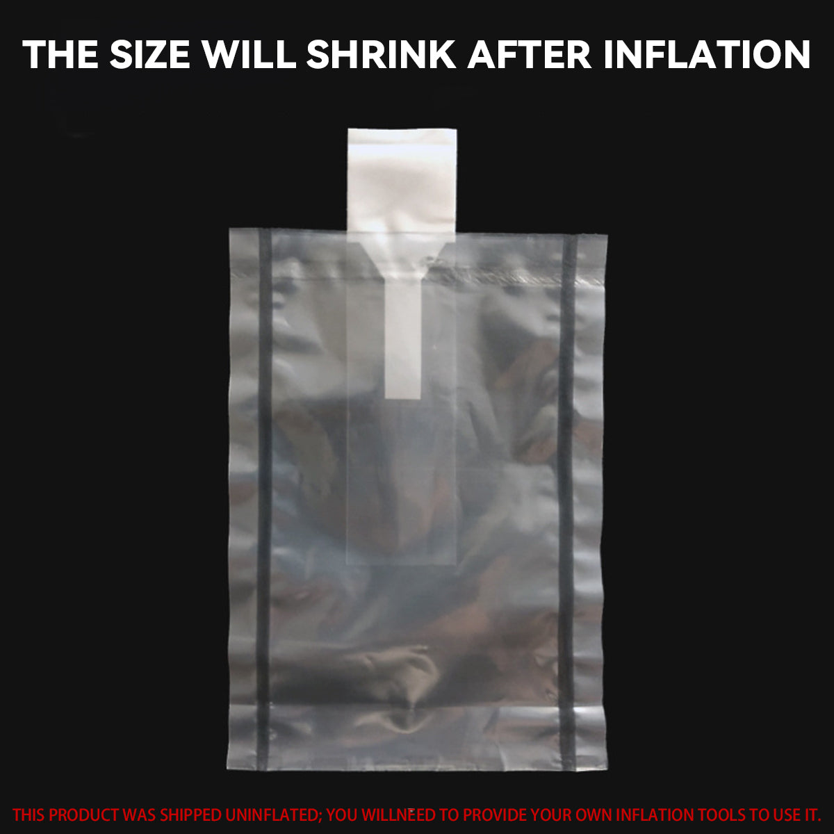100PCS Inflatable Protective Packaging Bags Clear Shockproof