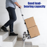 Folding Hand Truck Cart Portable Aluminium Large Capacity