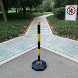 2PCS Safety Isolation Delineator Posts 82cm Stable Base