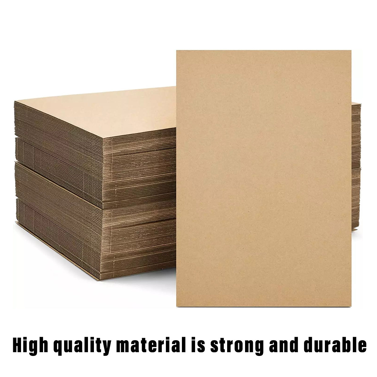 50PCS Corrugated Cardboard Sheets Carton Spacer Pads for Warehouse Packing