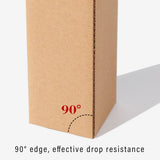 50pcs Long Strip Kraft Cardboard Shipping Boxes for Warehouse Storage