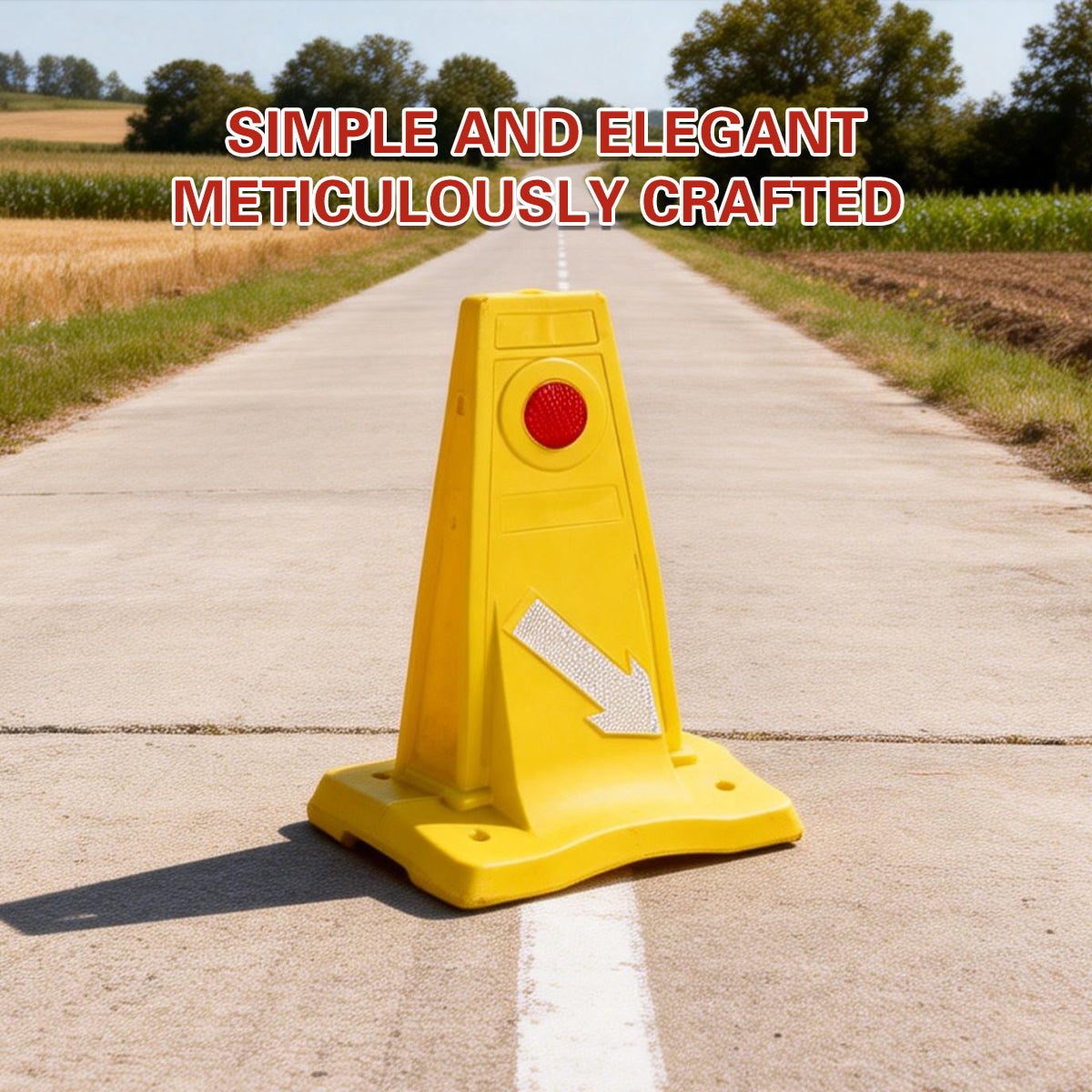 Traffic Divider Safety Cone Reflective Road Construction Warning Marker