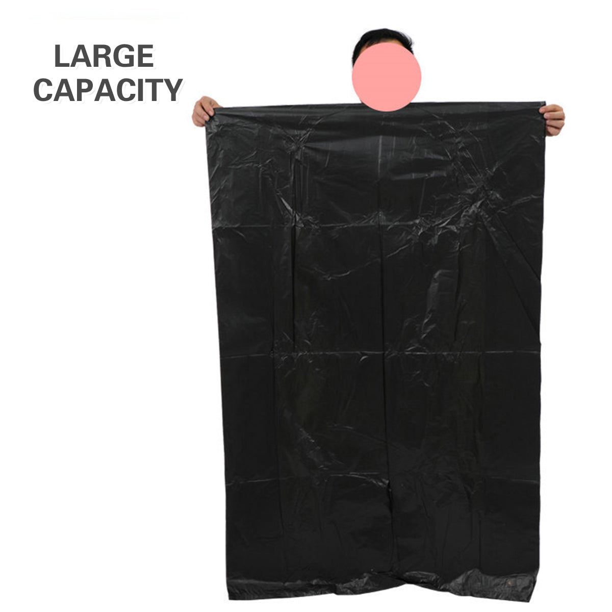 Heavy Duty Large Trash Bags 140x120cm 50PCS Warehouse Waste Bags