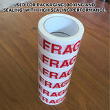 Fragile Warning Tape High Adhesion Shipping Box Labels 5 Rolls