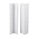 EPE Pearl Cotton L-Shaped Corner Protectors 20PCS for Furniture Cartons