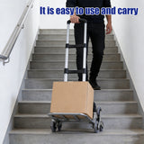 Folding Hand Truck Cart Portable Aluminium Large Capacity