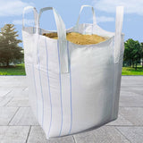 Heavy Duty White Woven Ton Bag for Warehouse Bulk Storage
