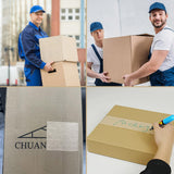 Water Activated Kraft Paper Tape 3Rolls Carton Sealing Packaging Tape