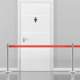 2M Retractable Isolation Barrier Belt Post Anti-Slip Waterproof