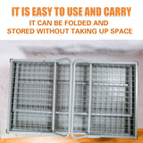 Folding Fence Vehicle Metal Mesh Cart for Warehouse Transport