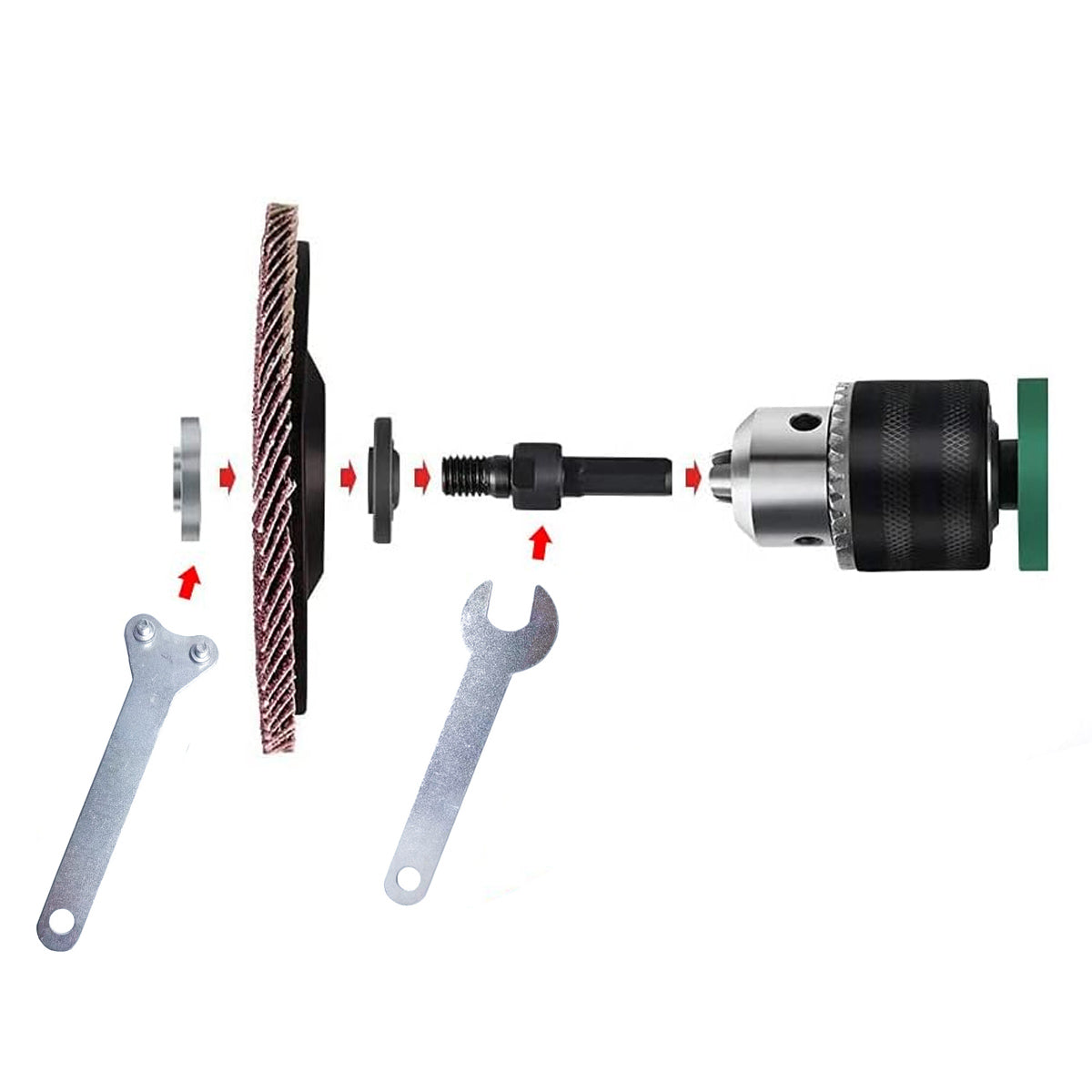 Electric Drill Conversion Kit Angle Grinder Polishing Drilling Tool