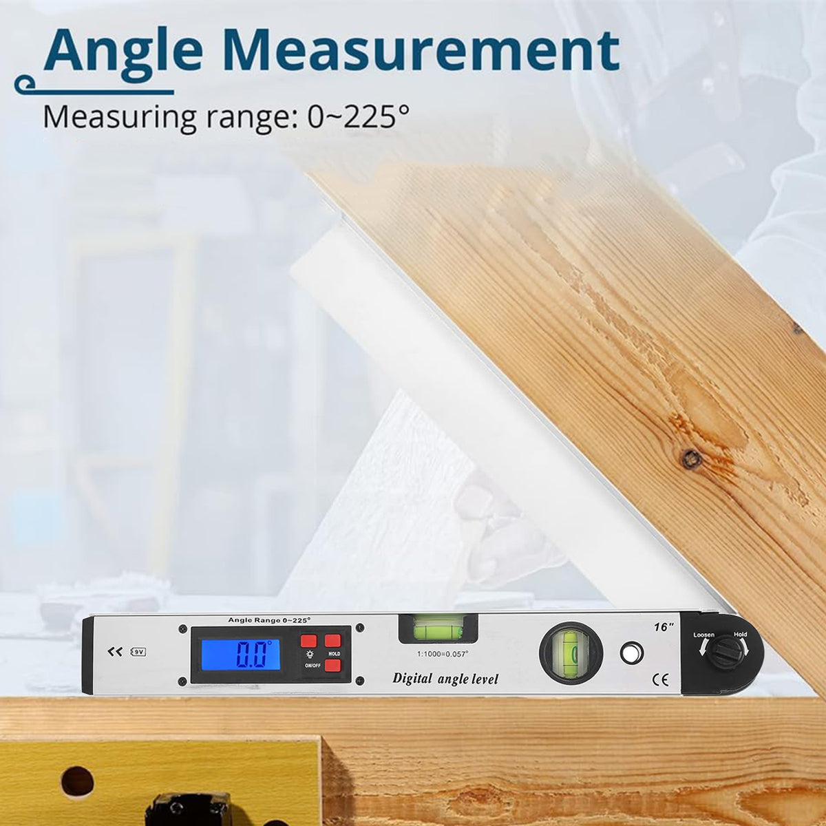 Aluminum Alloy Digital Angle Ruler Level High Precision Tool