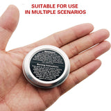 5 Rolls Candle Warning Stickers Durable Fire Safety Decals 2500PCS