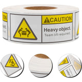 Overweight Warning Label Sticker Roll 500pcs Shipping Alert