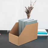 10pcs Slanted Cardboard Display Storage Boxes Organiser